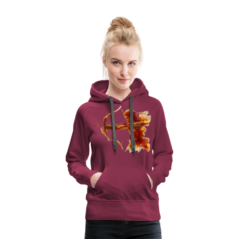 Women’s Mythical Sagittarius Premium Hoodie - burgundy