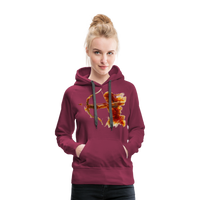 Thumbnail for Women’s Mythical Sagittarius Premium Hoodie - burgundy