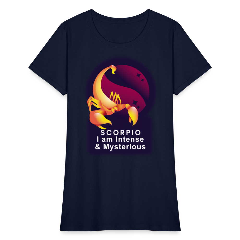 Women's Glow Scorpio T-Shirt - navy