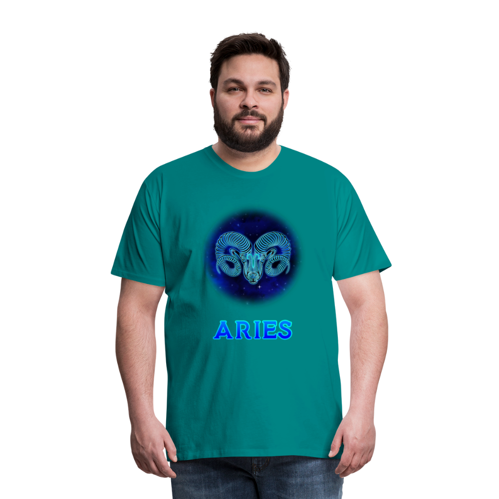 Men's Aries Premium T-Shirt - teal