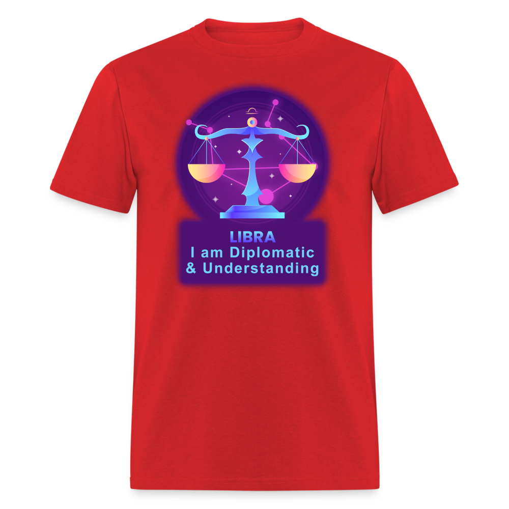 Men's Neon Libra Classic T-Shirt - red