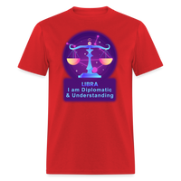 Thumbnail for Men's Neon Libra Classic T-Shirt - red