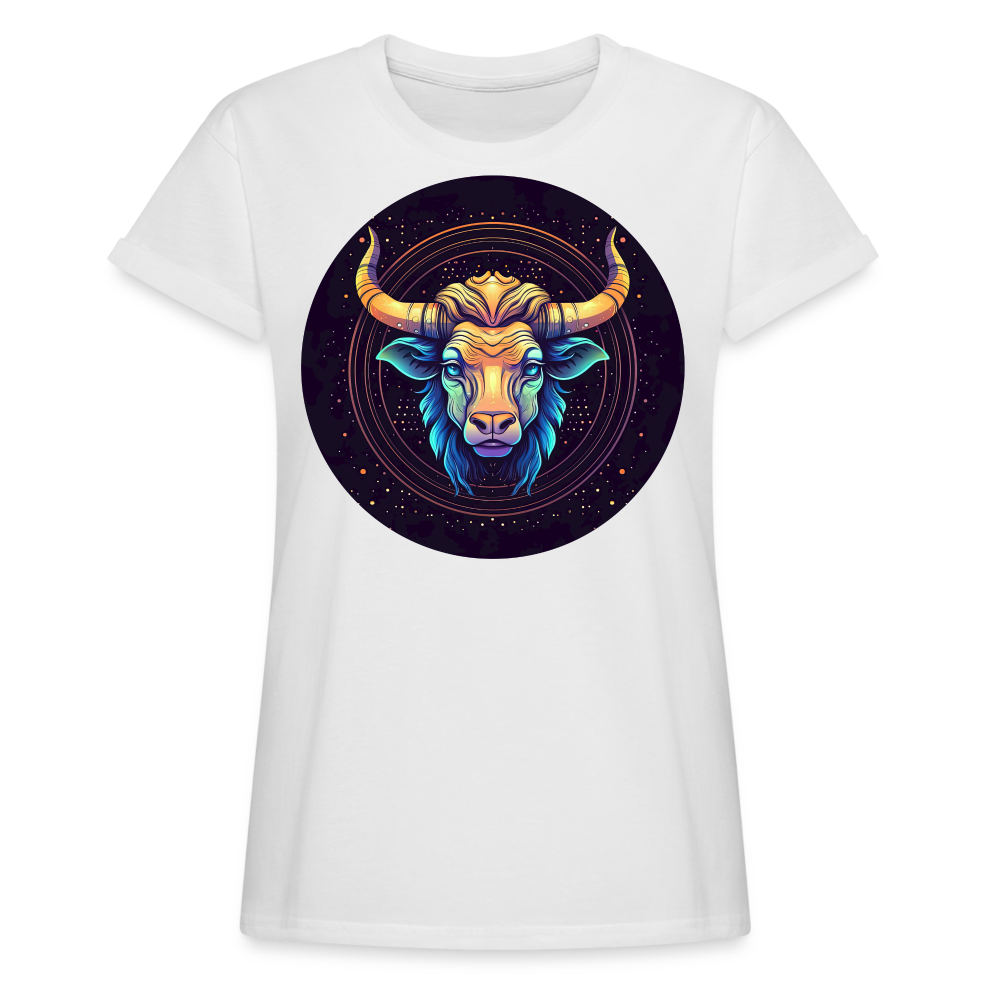 Women's Magic Taurus Relaxed Fit T-Shirt - white