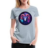 Thumbnail for Women’s Magic Aries Premium T-Shirt - heather ice blue