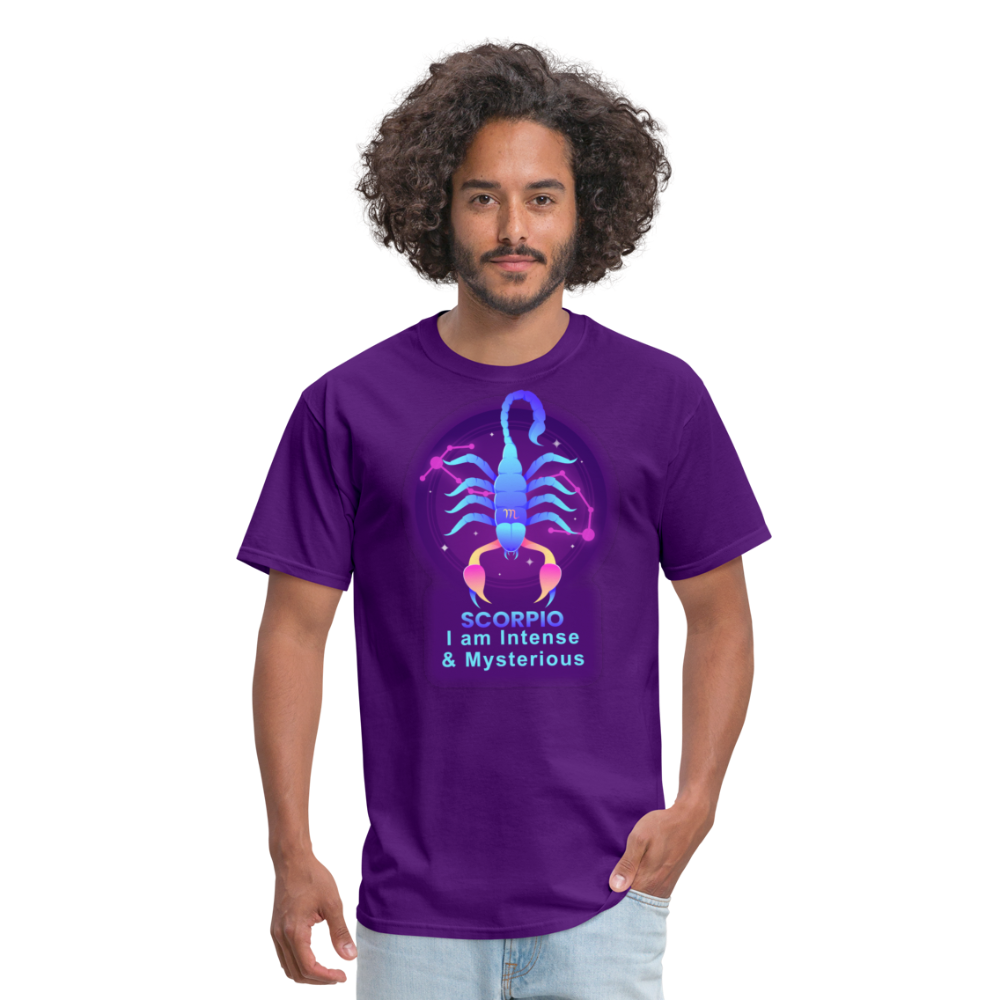 Men's Neon Scorpio Classic T-Shirt - purple