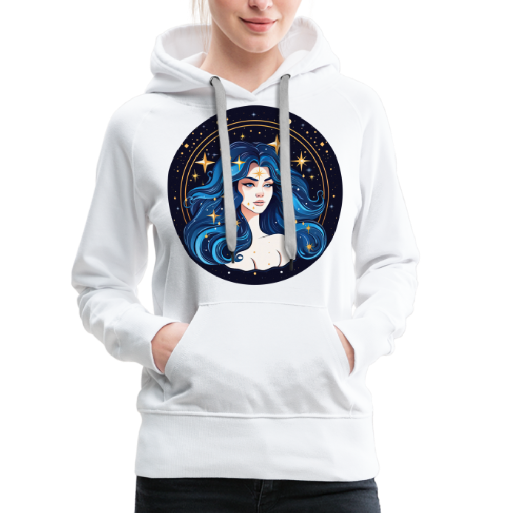 Women’s Magic Virgo Premium Hoodie - white