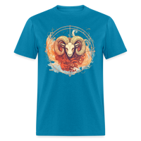 Thumbnail for Men's Mythical Aries Classic T-Shirt - turquoise