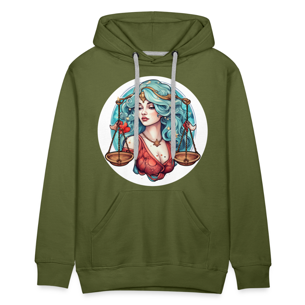 Men’s Symbol Libra Premium Hoodie - olive green