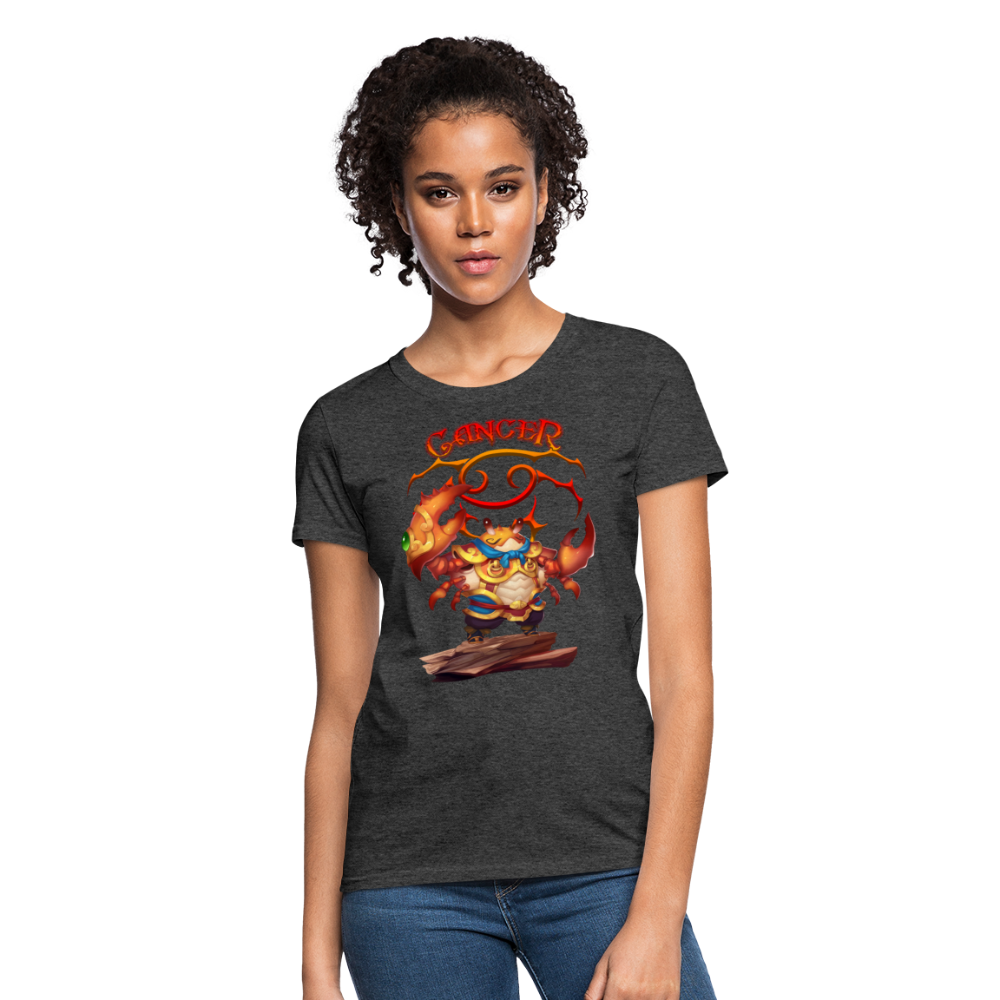 Women's Astral Cancer T-Shirt - heather black