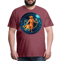 Thumbnail for Men's Mythical Sagittarius Premium T-Shirt - heather burgundy