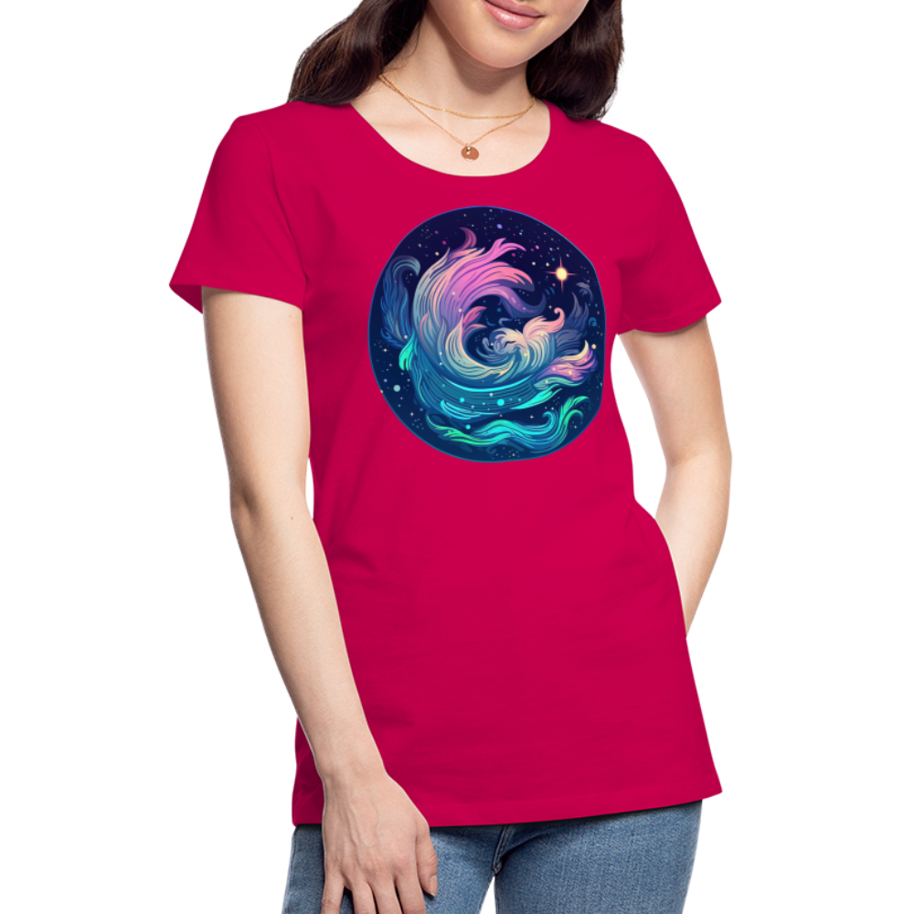 Women’s Magic Aquarius Premium T-Shirt - dark pink