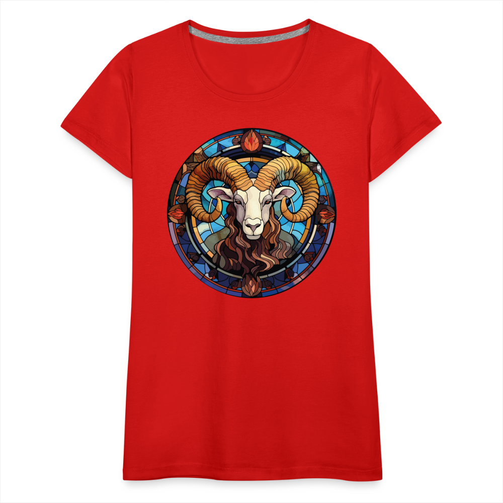 Women’s Mosaic Aries Premium T-Shirt - red