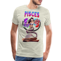 Thumbnail for Men's Astral Pisces Premium T-Shirt - heather oatmeal