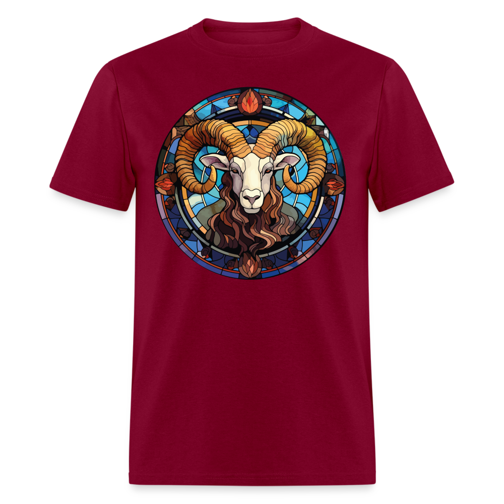 Men's Mosaic Aries Classic T-Shirt - burgundy