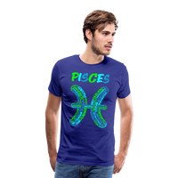 Thumbnail for Men's Power Words Pisces Premium T-Shirt - royal blue