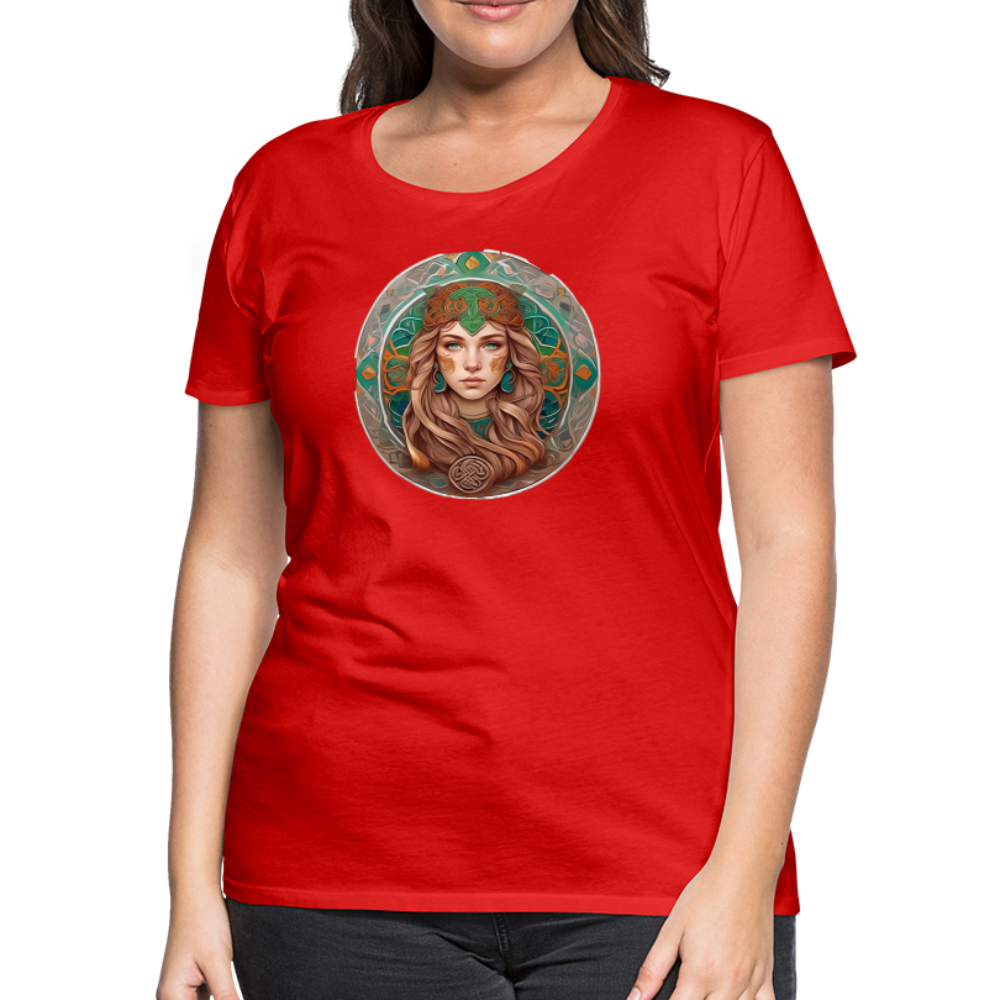 Women’s Mythical Virgo Premium T-Shirt - red