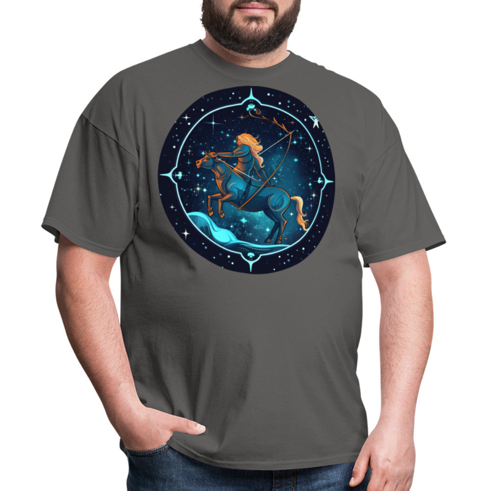 Men's Magic Sagittarius Classic T-Shirt - charcoal