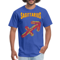 Thumbnail for Men's Power Words Sagittarius Classic T-Shirt - royal blue