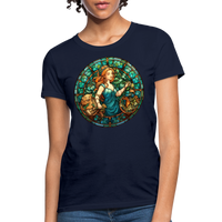 Thumbnail for Women's Mosaic Virgo T-Shirt - navy