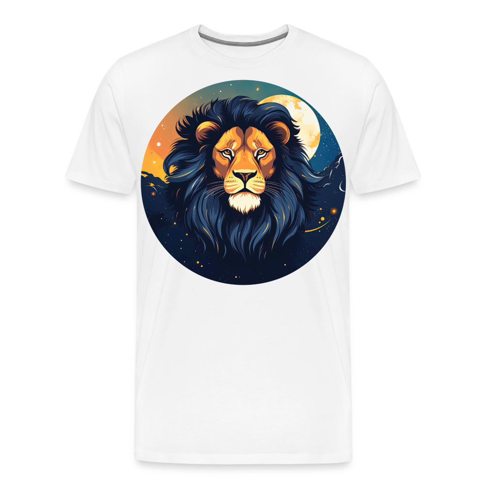 Men's Mystic Leo Premium T-Shirt - white