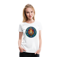 Thumbnail for Women's Mosaic Leo Premium T-Shirt - white