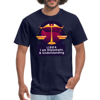 Thumbnail for Men's Glow Libra Classic T-Shirt - navy