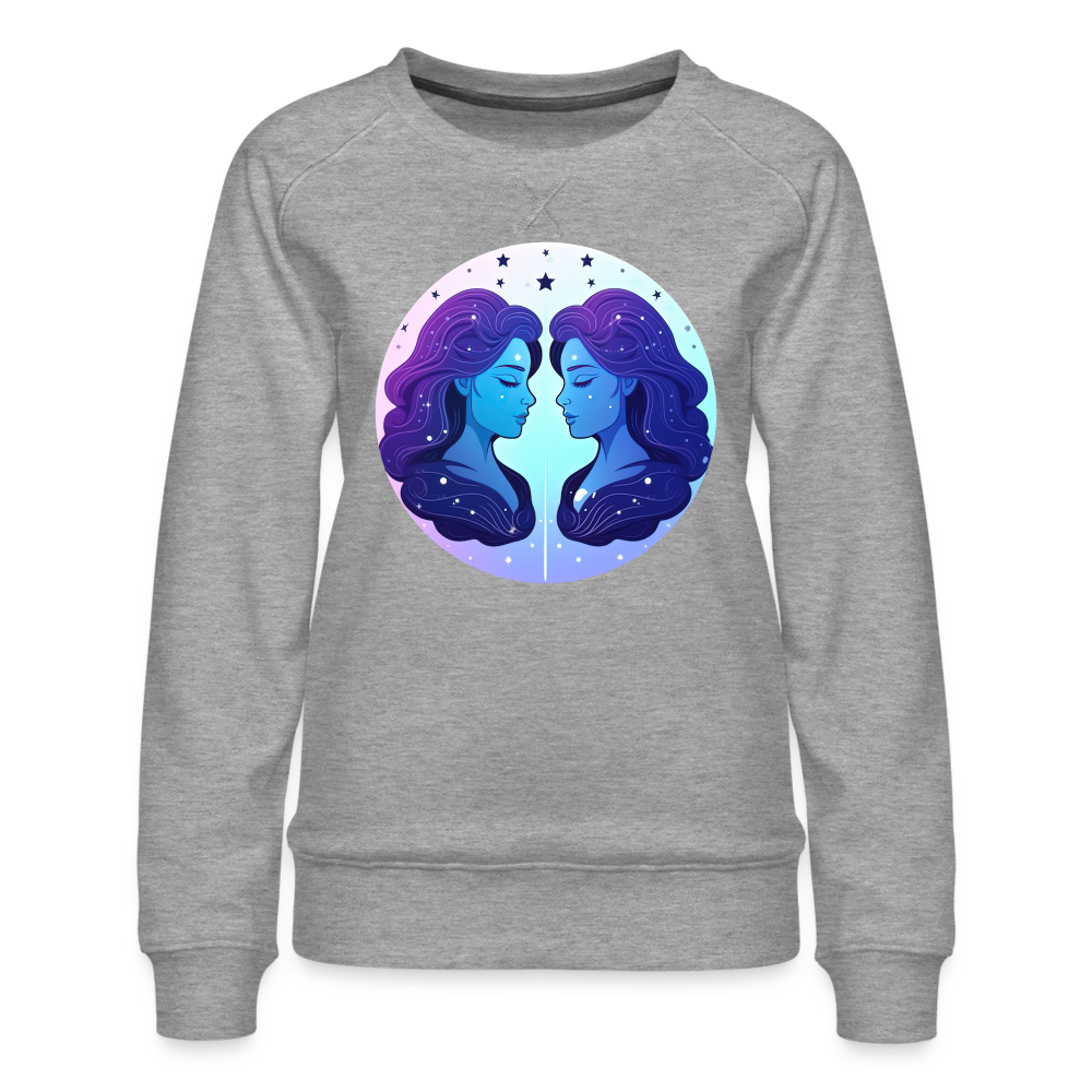 Women’s Magic Gemini Premium Sweatshirt - heather grey