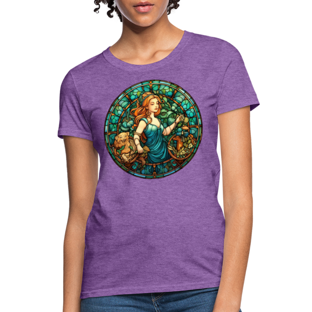 Women's Mosaic Virgo T-Shirt - purple heather