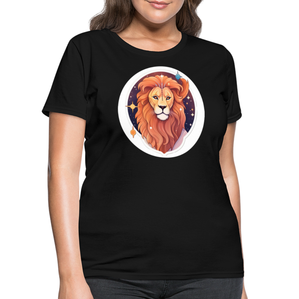 Women's Symbol Leo T-Shirt - black