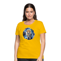 Thumbnail for Women's Mythical Words Leo Premium T-Shirt - sun yellow