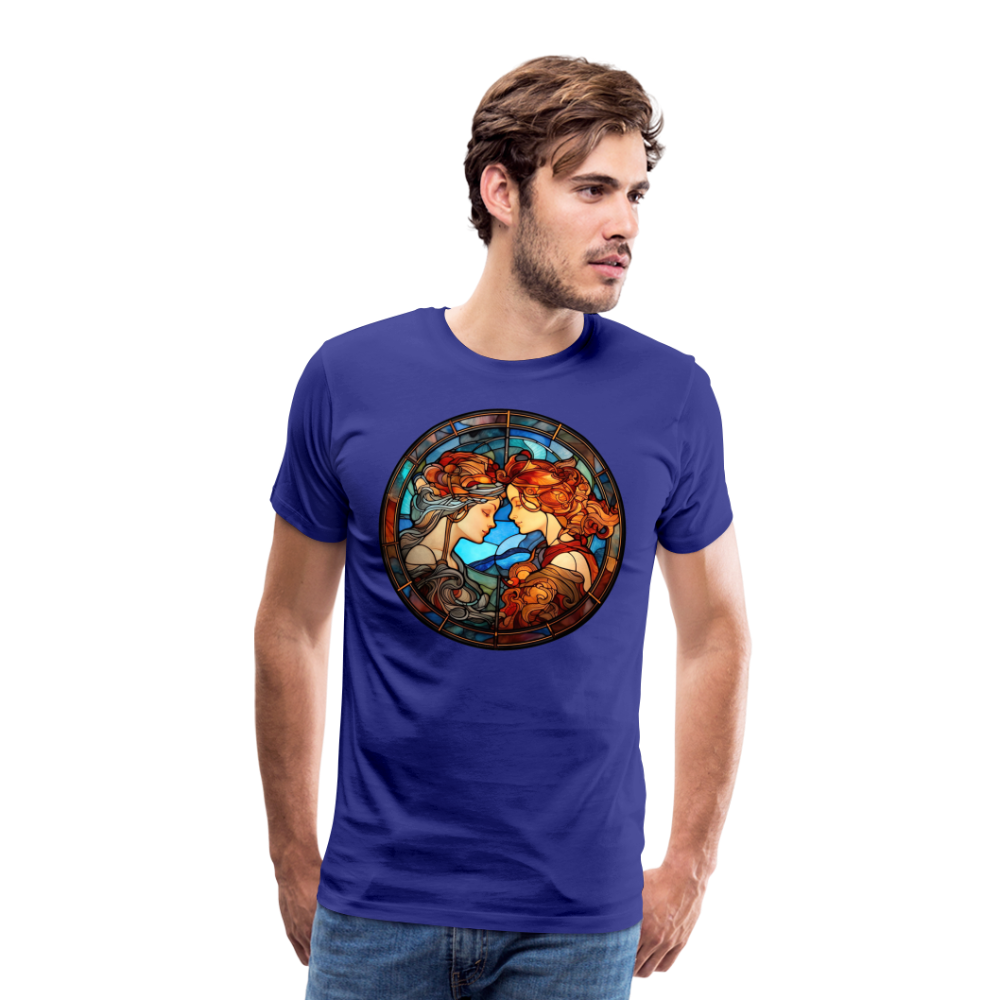 Men's Mosaic Gemini Premium T-Shirt - royal blue