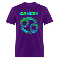 Thumbnail for Men's Power Words Cancer Classic T-Shirt - purple