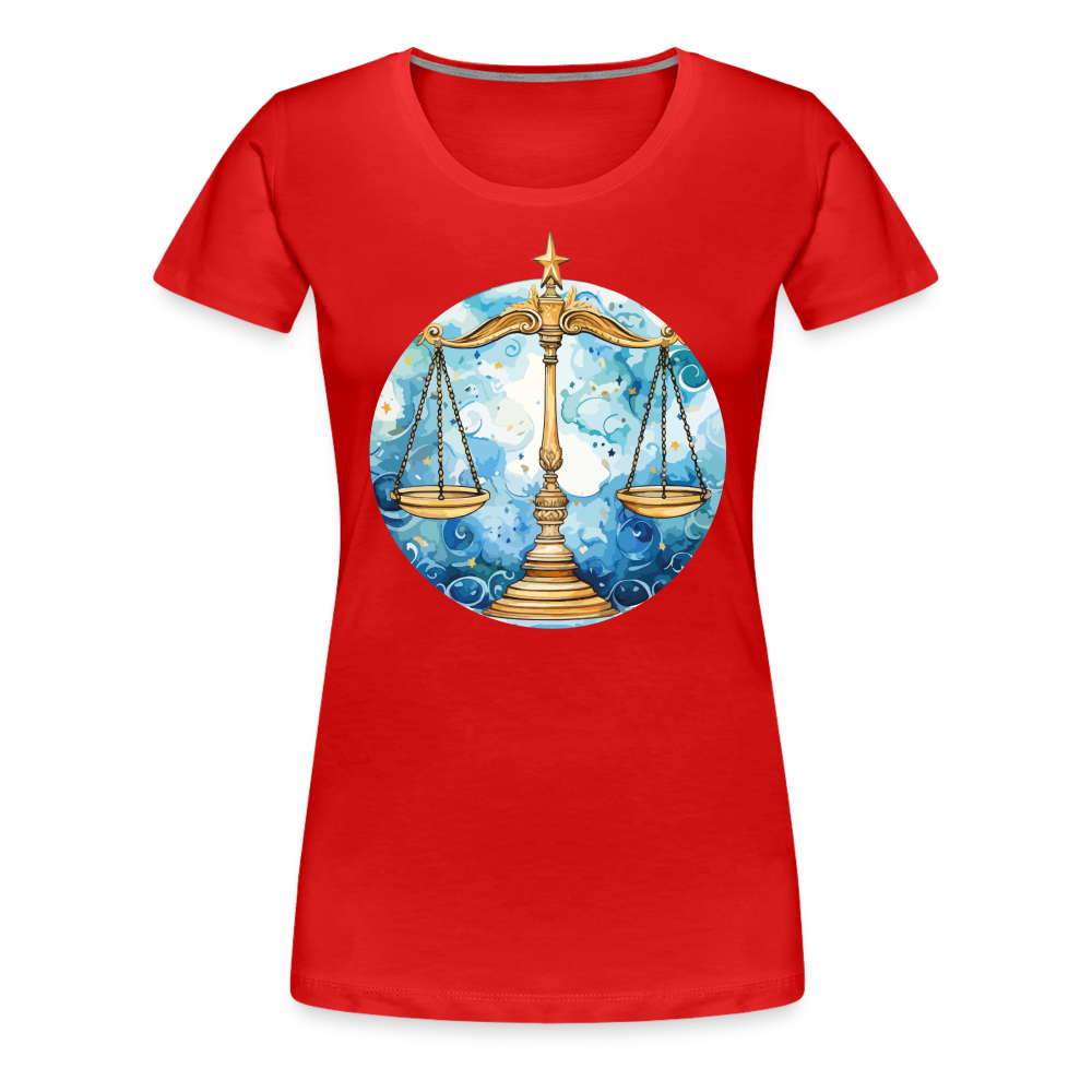 Women’sMythical Libra Premium T-Shirt - red