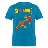 Thumbnail for Men's Power Words Sagittarius Classic T-Shirt - turquoise