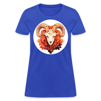 Thumbnail for Women's Symbol Aries T-Shirt - royal blue