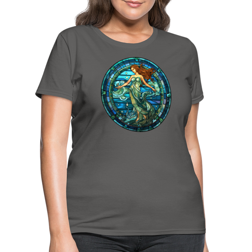 Women's Mosaic Aquarius T-Shirt - charcoal