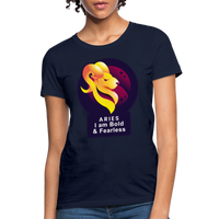 Thumbnail for Women's Glow Aries T-Shirt - navy