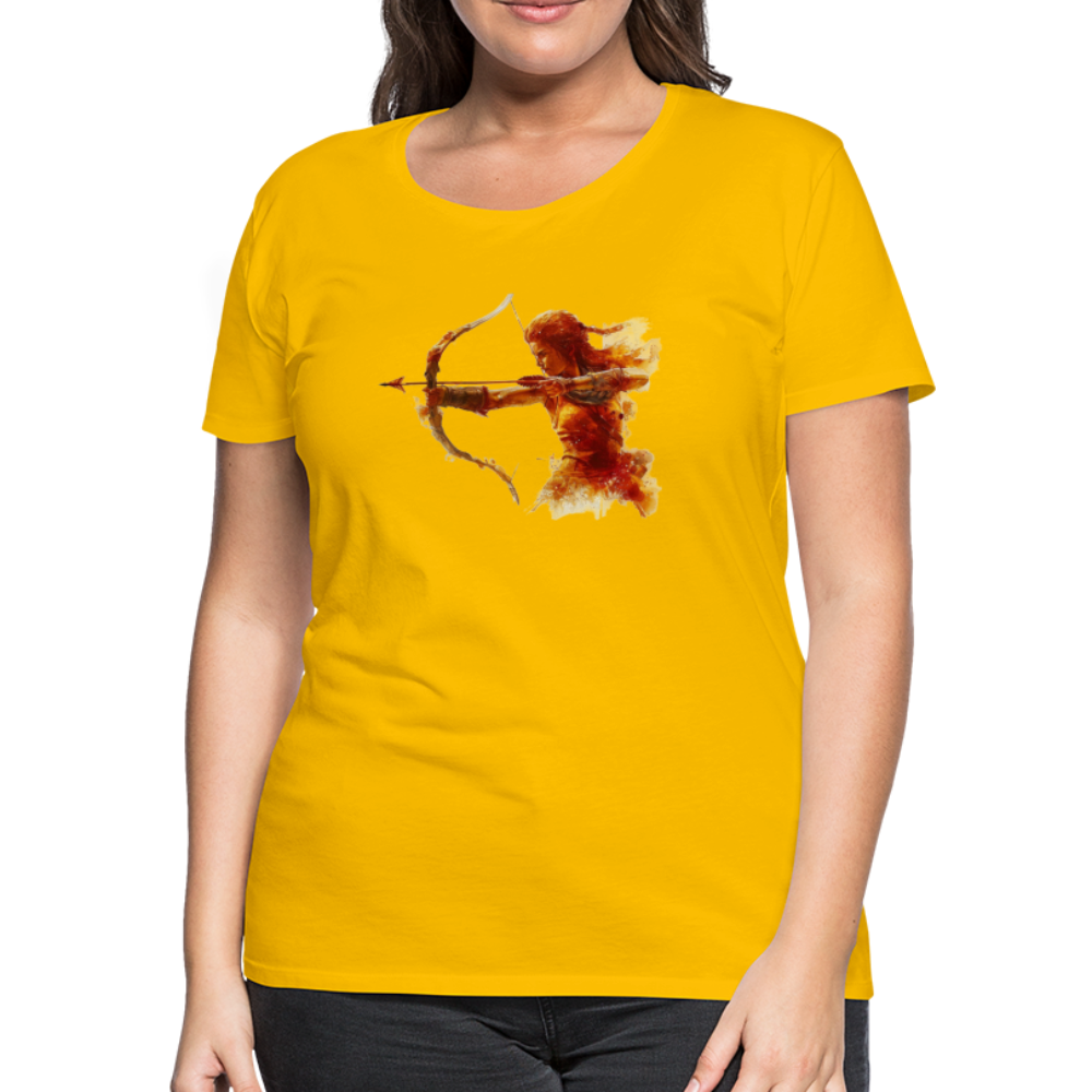 Women’s Mythical Sagittarius Premium T-Shirt - sun yellow