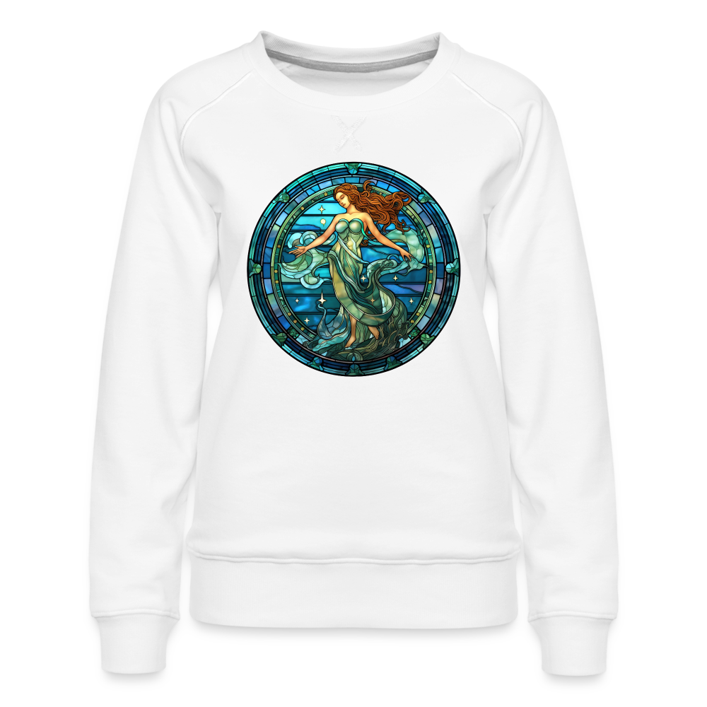 Women’s Mosaic Aquarius Premium Sweatshirt - white