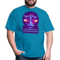 Thumbnail for Men's Neon Libra Classic T-Shirt - turquoise