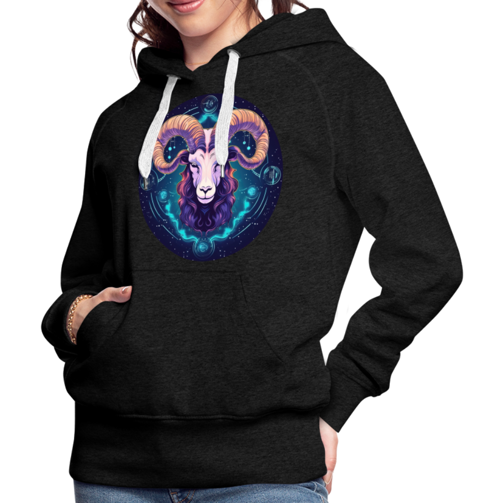 Women’s Magic Capricorn Premium Hoodie - charcoal grey