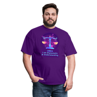 Thumbnail for Men's Neon Libra Classic T-Shirt - purple