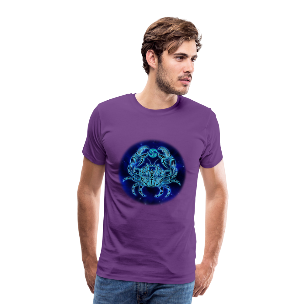 Men's Stellar Cancer Premium T-Shirt - purple