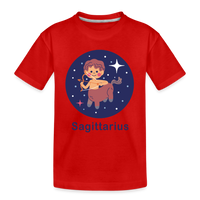 Thumbnail for Kid’s Bluey Sagittarius Premium Organic T-Shirt - red