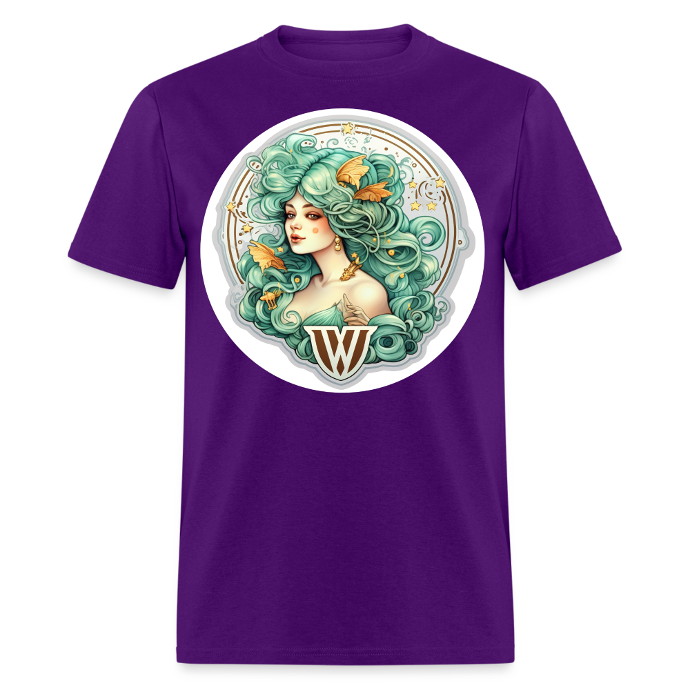 Men's Symbol Virgo Classic T-Shirt - purple