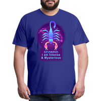 Thumbnail for Men's Neon Scorpio Premium T-Shirt - royal blue