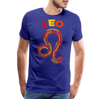 Thumbnail for Men's Power Words Leo Premium T-Shirt - royal blue