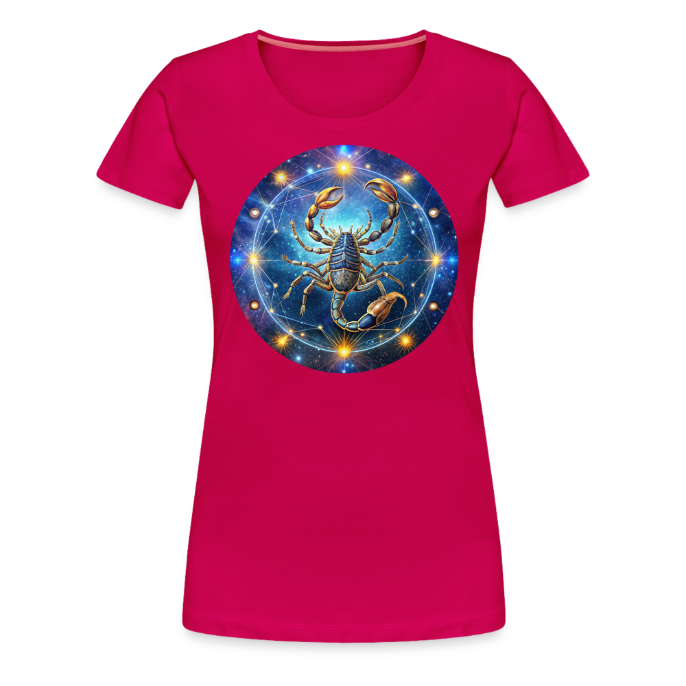 Women’s Symbol Scorpio Premium T-Shirt - dark pink