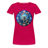 Thumbnail for Women’s Symbol Scorpio Premium T-Shirt - dark pink