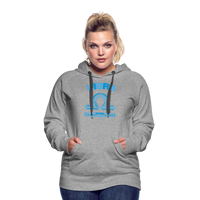 Thumbnail for Women's Power Words Libra Premium Hoodie - heather grey